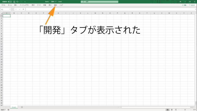 開発タブが表示された。1600×900.png